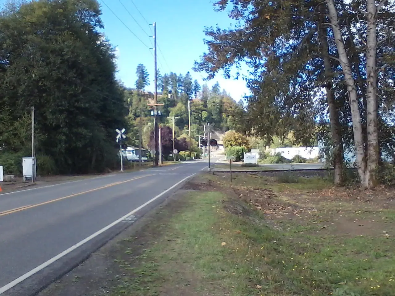near the beginning of the foothills trail