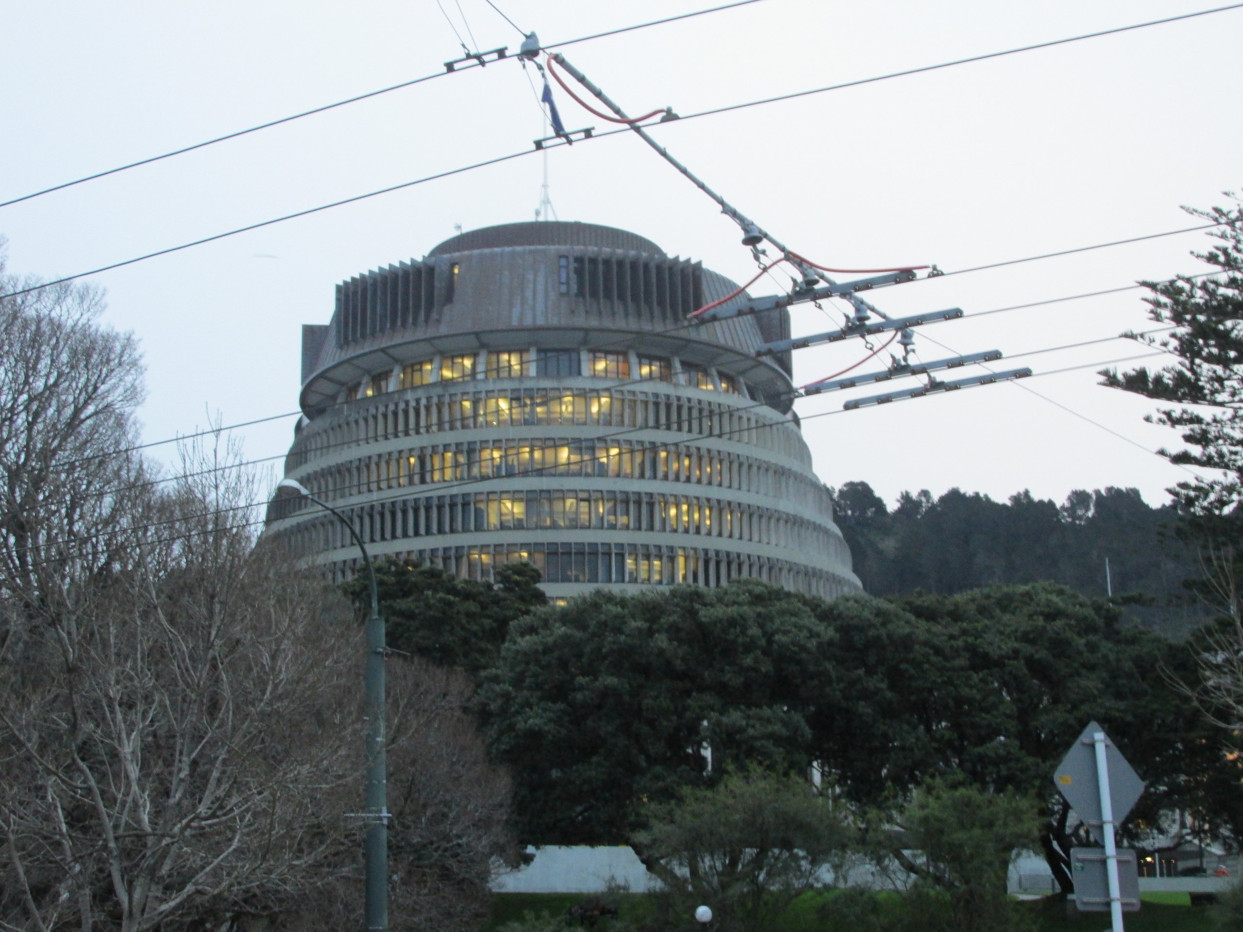 NZ Parliament building (aka The Beehiive)