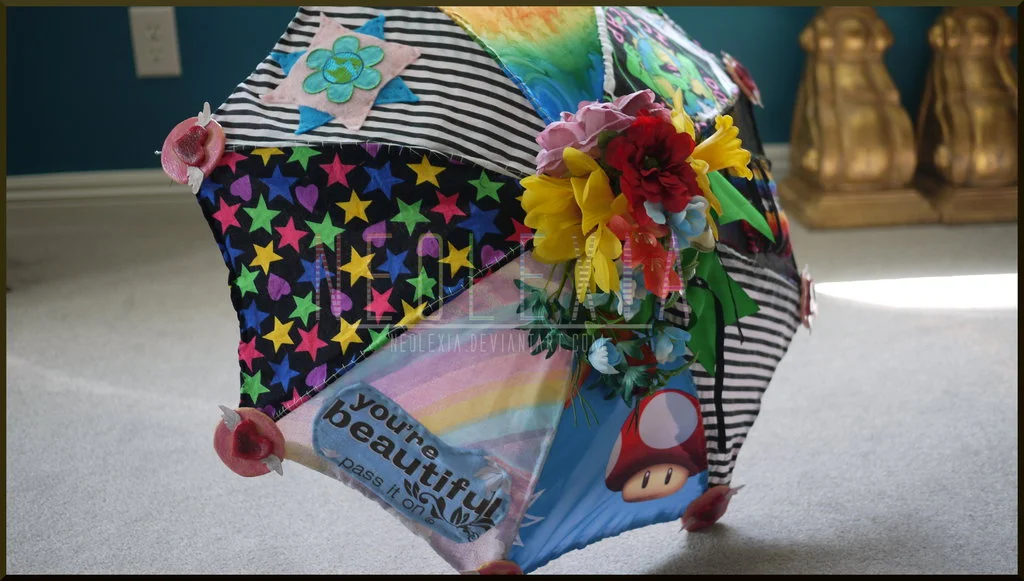 Positivity Patchwork Sunbrella