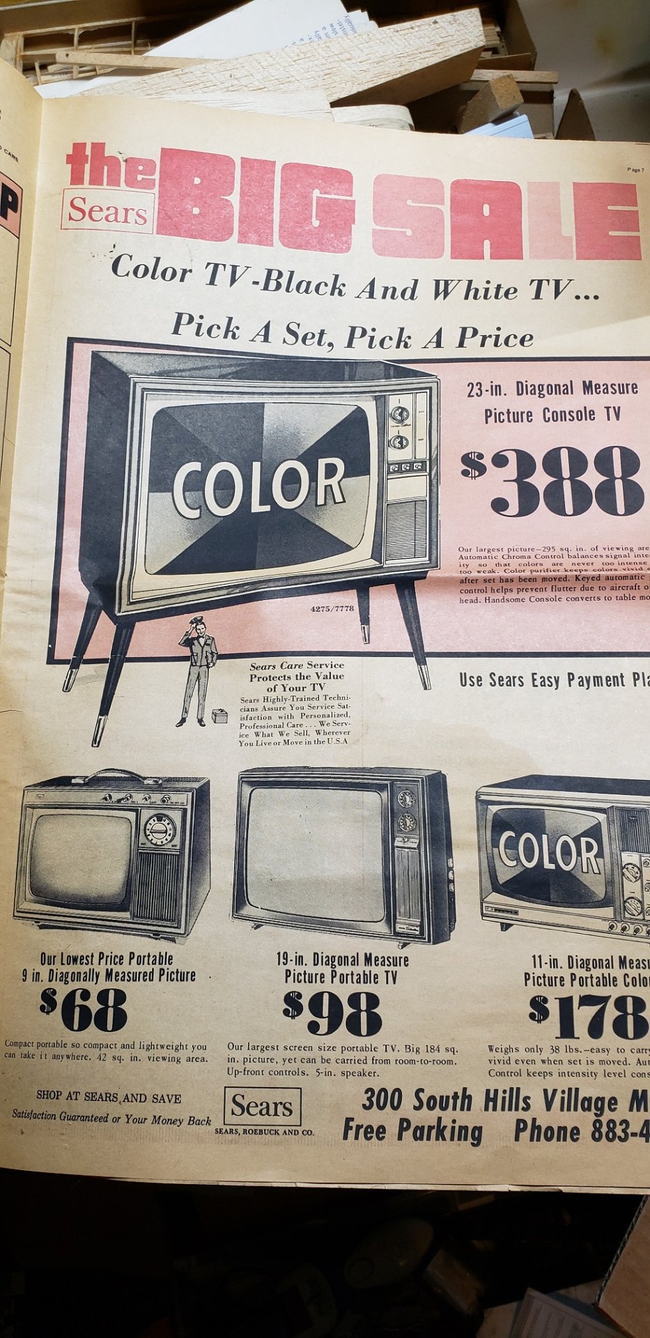 Sears ad mid 60s