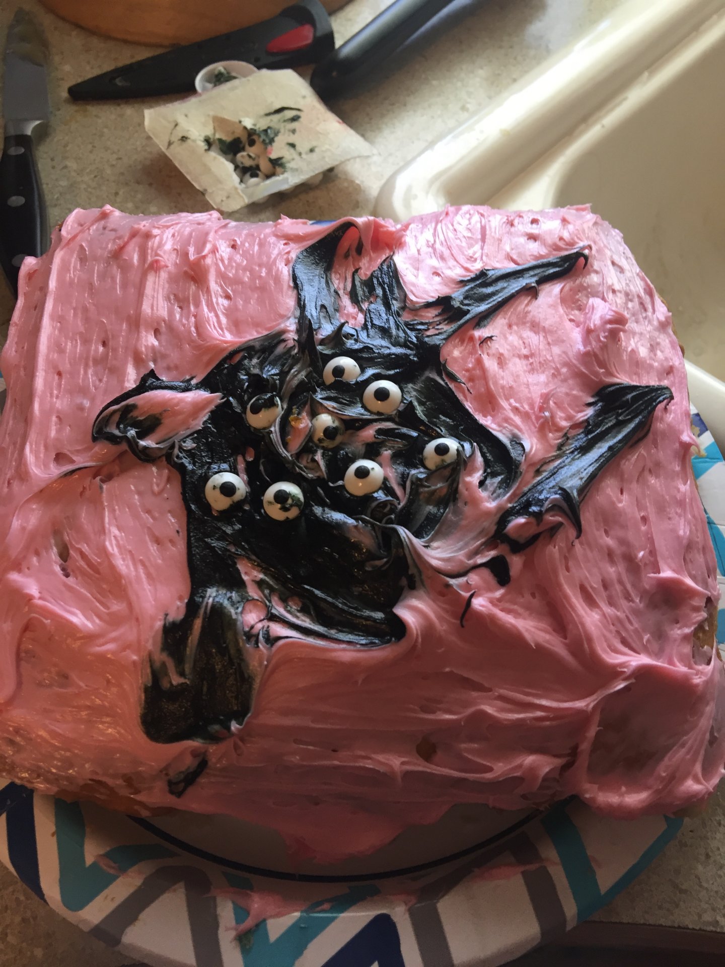 Son made me Cake for my birthday - Hermeous Mora
