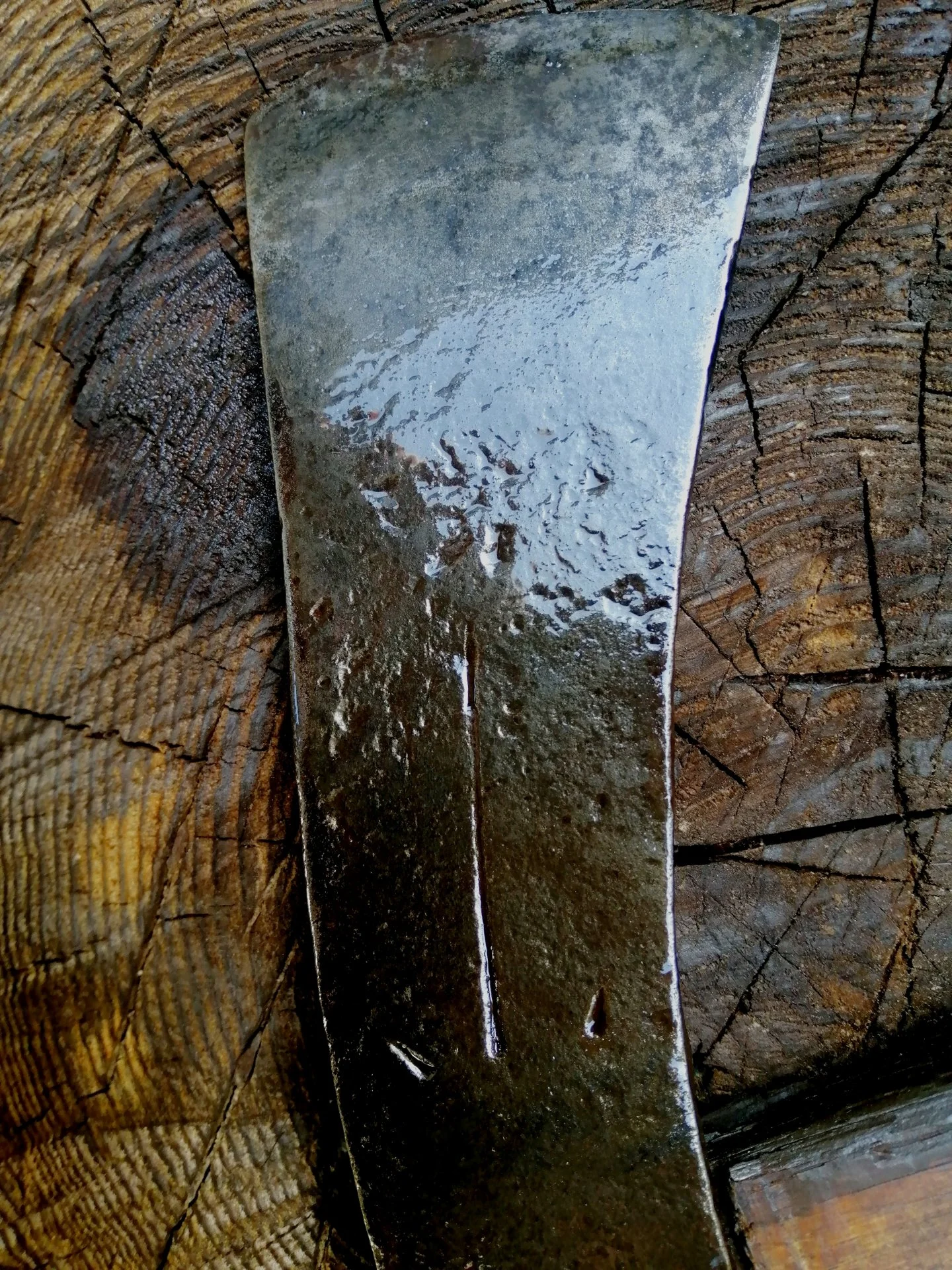 Starting work on the second axe