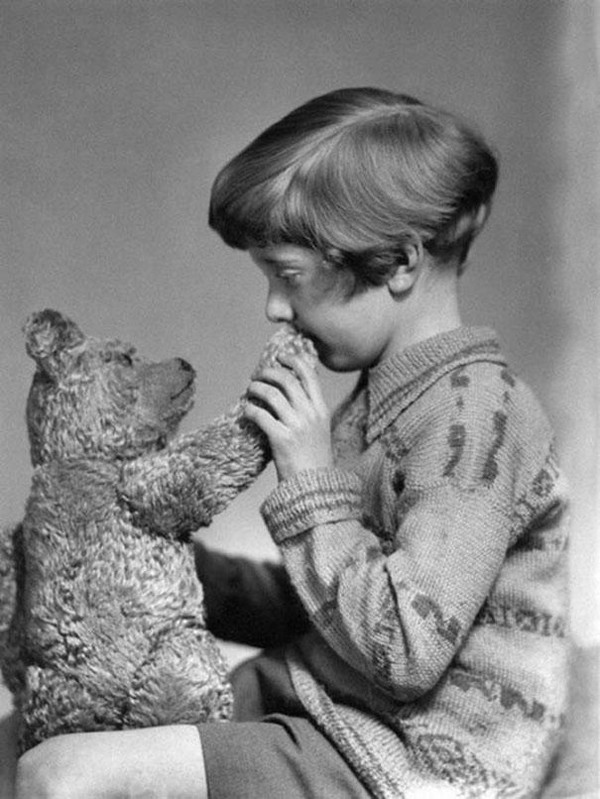 The real Winnie the Pooh and Christopher Robin ca-1927