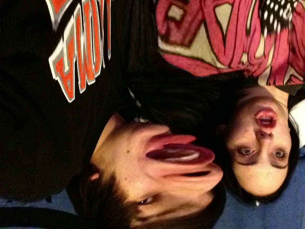 This ones upside down too -.- me and my closest friend Connor who is actually kinda my boyfriend and have kinda been together for 2 years