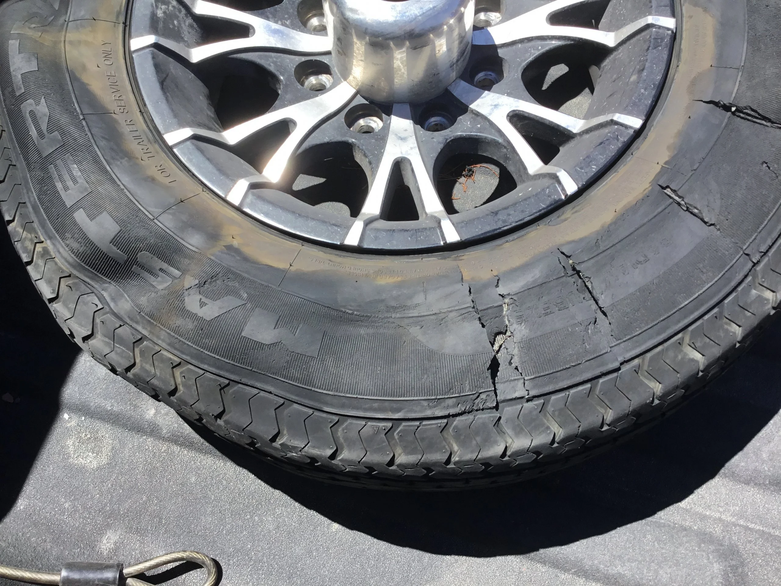 Tire blowout