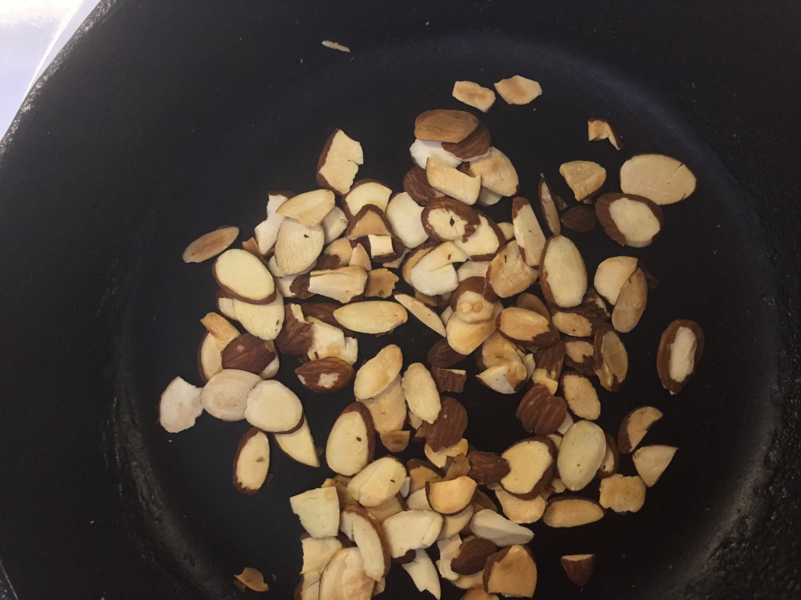 Toasted almonds