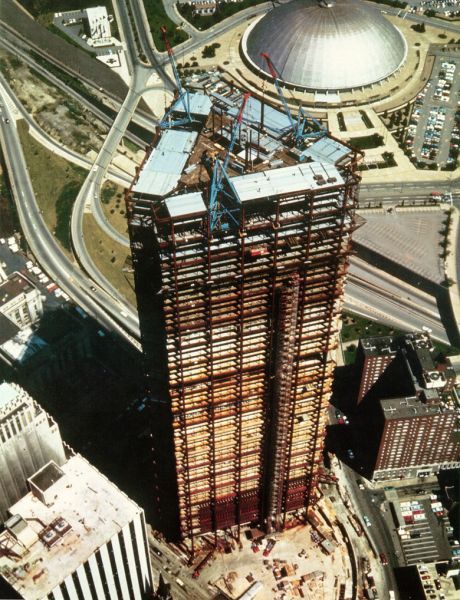 United States Steel Building under construction 1969