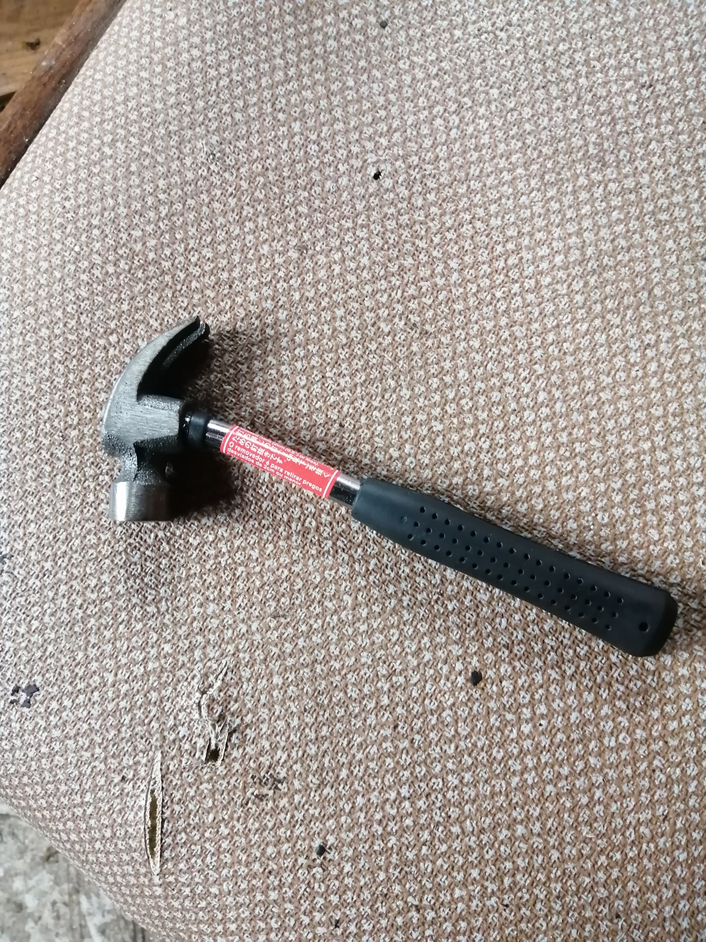 Was trying to pull a nail and bent the metal handle.