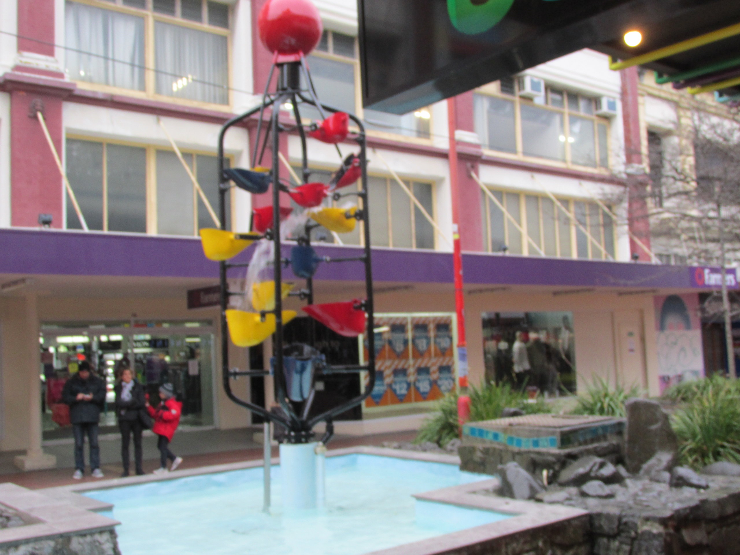 Water fountain in Wellington
