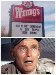 Wendy's Secret Ingredient...!?