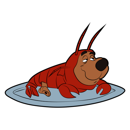 Scrappy-Doo Lobster Sticker - Sticker Mania