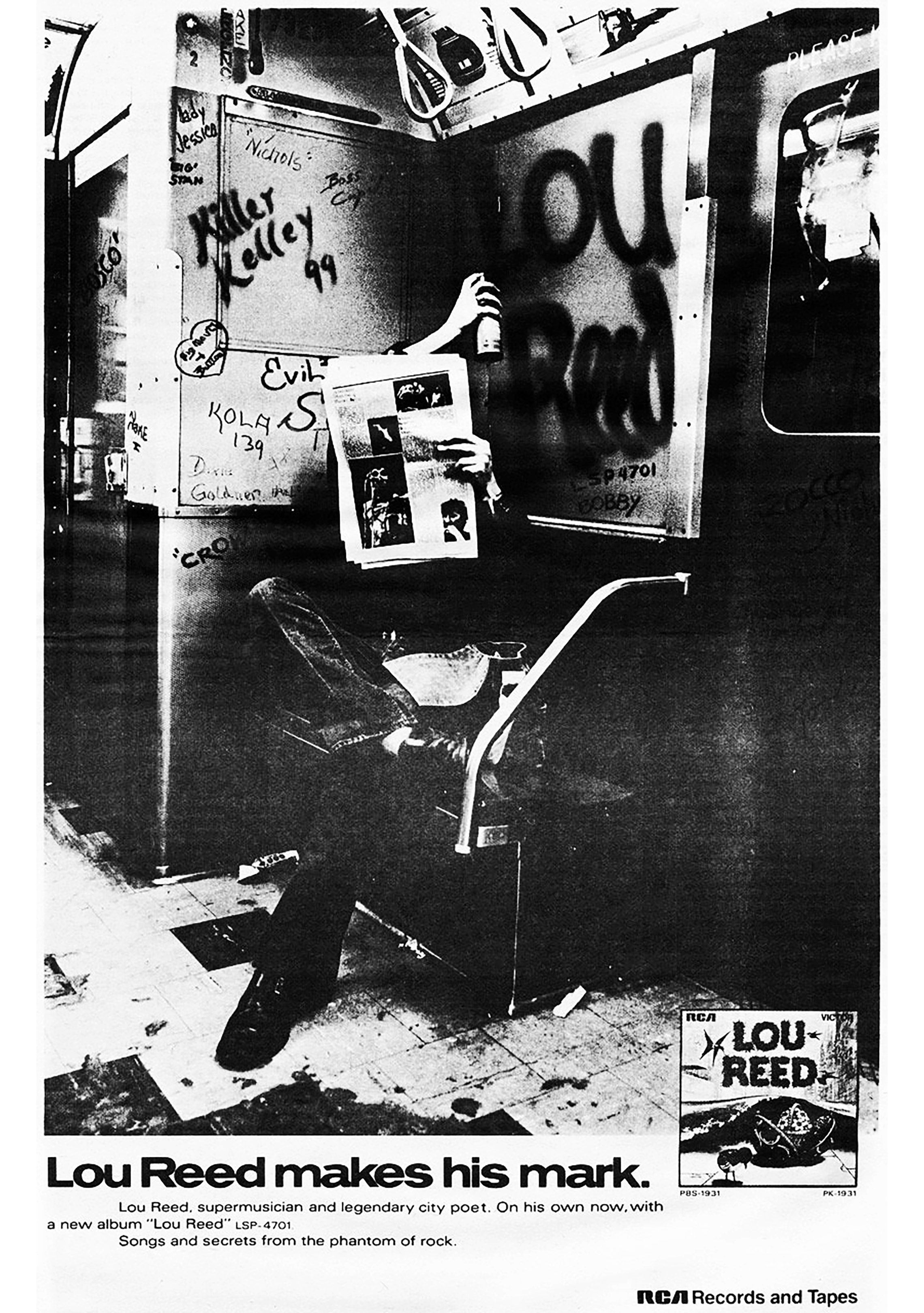 Wild!: How RCA Records plugged Lou Reed's subversion in 7 print ads — proxy  music