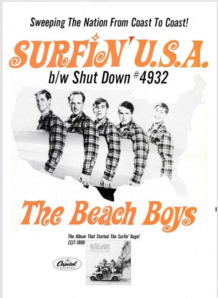 The Beach Boys Billboard | PopBopRocktilUDrop