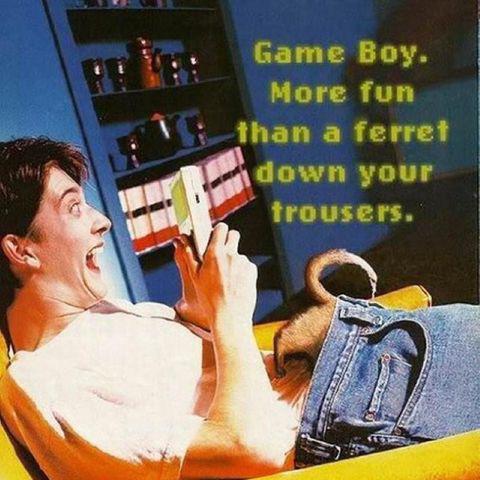 This is a real advertisement for the gameboy in the 1990s… : r/Weird