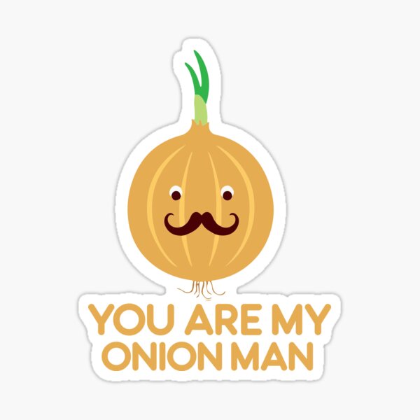 Gift for Girl who likes Onions Sticker for Sale by Crimson-Cash | Redbubble