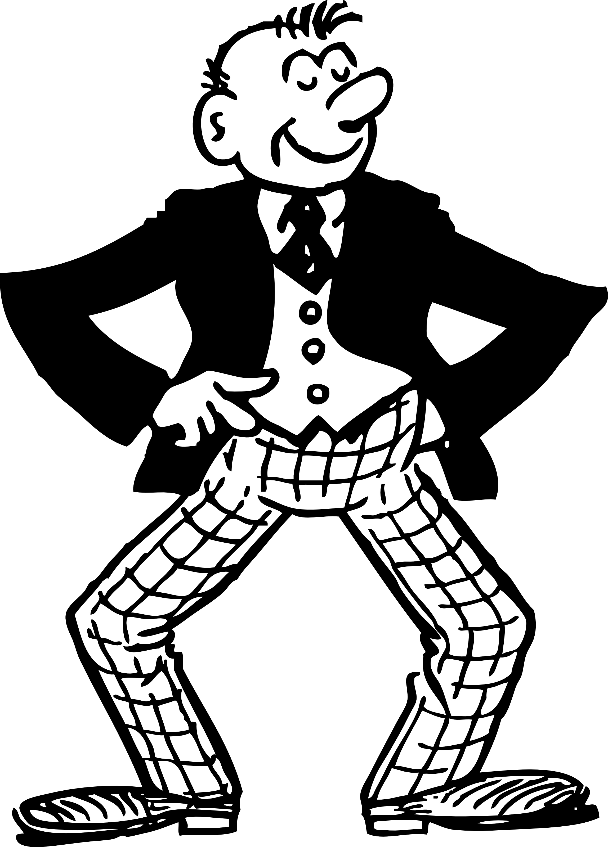 73-Free-Clipart-Illustration-Of-A-Cartoon-Retro-Man-Confidently-Waiting-With-A-Grin.jpg