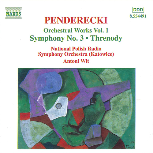 Penderecki: Symphony No. 3 / Threnody - 8.554491 | Discover more releases  from Naxos