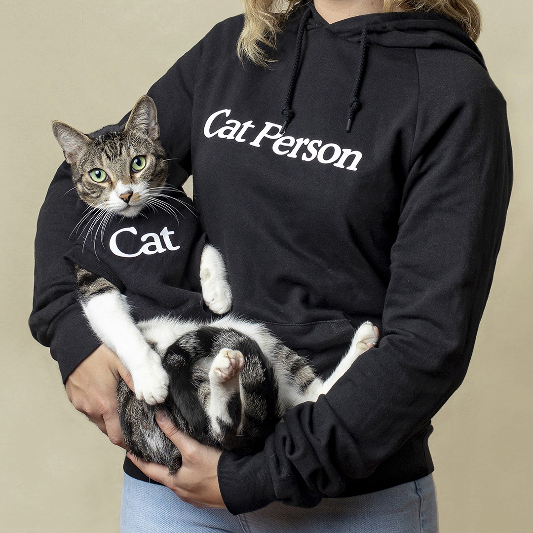 Cat Person on Twitter: The perfect hoodie for cats and persons that  identify strongly as cats and cat persons. #twinning #catpersonholiday  https://t.co/WOclBGeizv https://t.co/GD6O81aRzg / Twitter