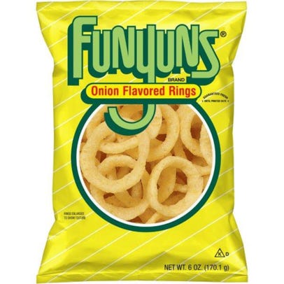 Funyuns Onion Flavored Rings Snacks - 6 oz