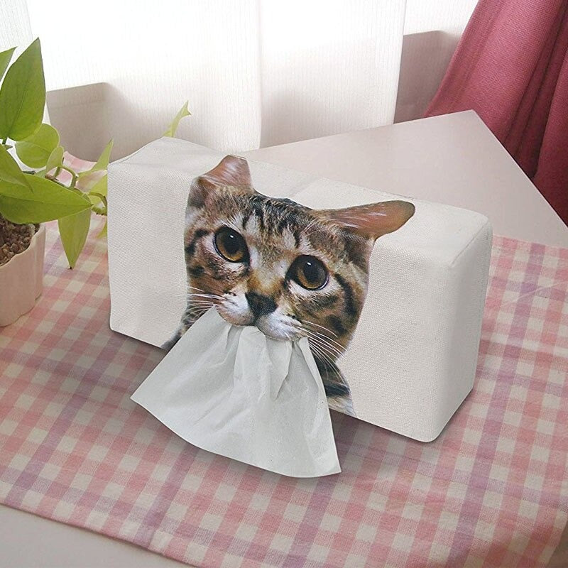This cat tissue box is purrfect for cat lovers – OddGifts.com