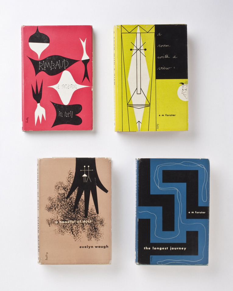 Design is fine. History is mine. — Alvin Lustig, book cover design,  1944-45. New...