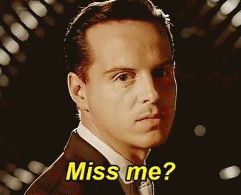 Moriarty Miss Me GIFs | Tenor