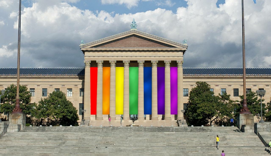 Philadelphia Museum of Art's Doctored Rainbow Picture Causes Big Confusion