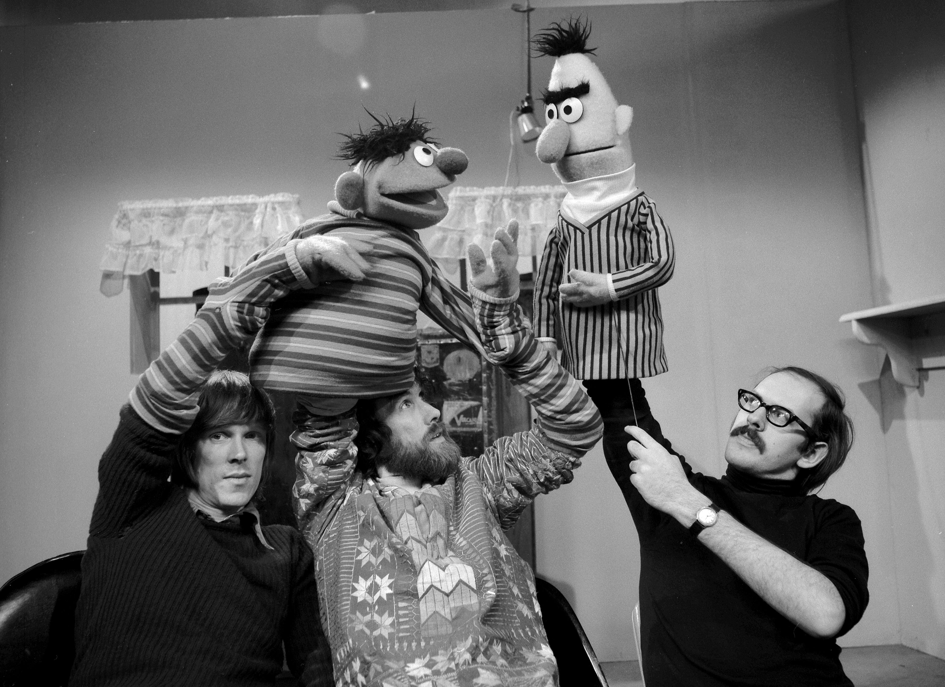 Rare behind the scenes pictures of the start of 'Sesame Street' in new book