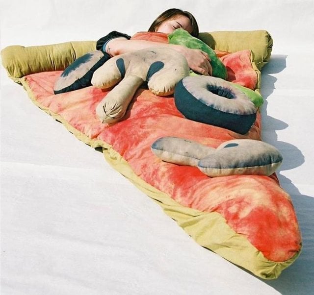 Pizza sleeping bag : r/funny