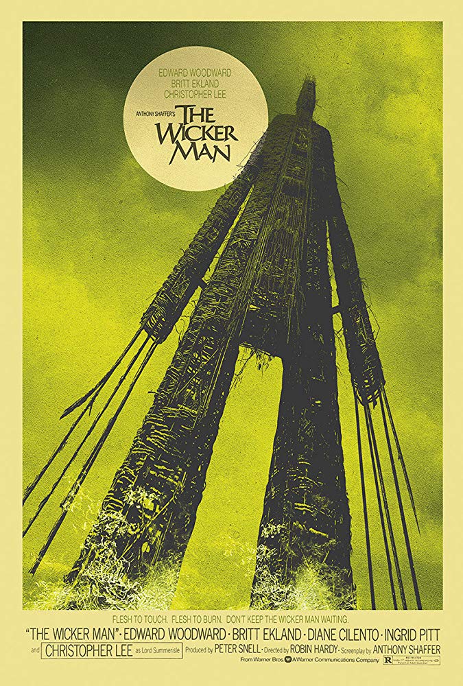 The Wicker Man (1973) film credits and promotional material - Fonts In Use