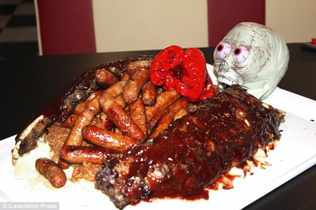 Would you eat Huckleberry's American Diner's Halloween monster meal? |  Daily Mail Online