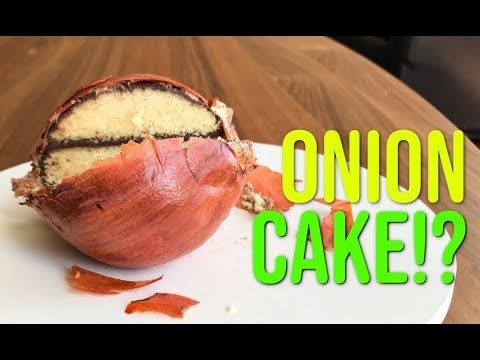 Onion CAKE!? | Cake shapes, Cupcake cakes, Cake decorating techniques