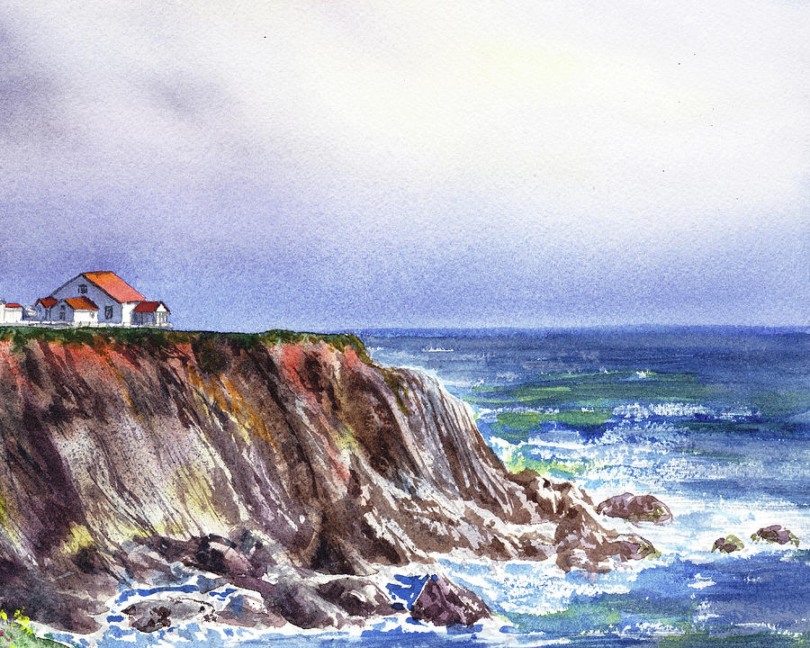 keepers-house-on-rocky-cliff-at-the-ocean-shore-watercolor-irina-sztukowski.jpg