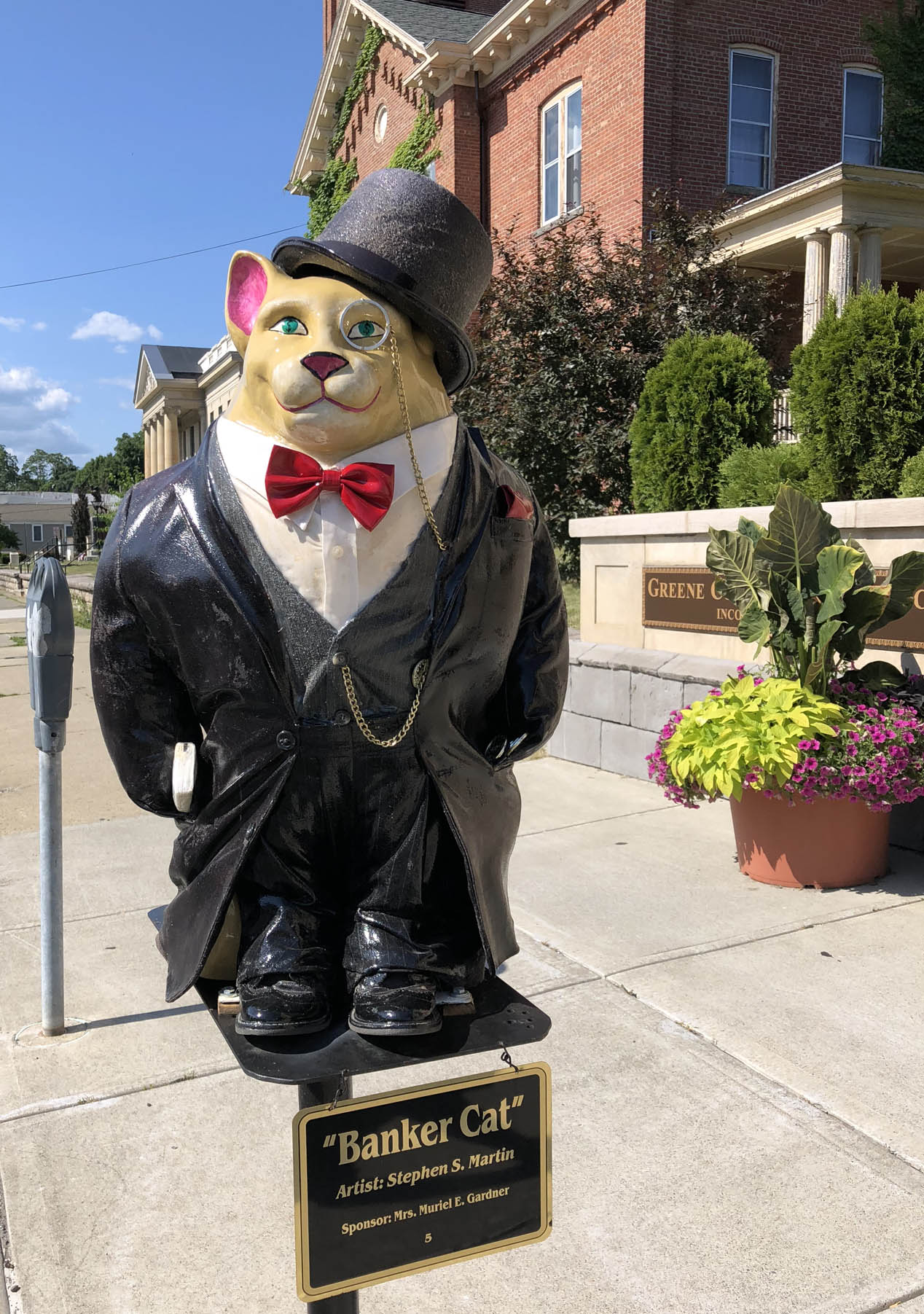 Cat Sculptures along Main Street in Catskill, NY — Resident Life at Kendal  on Hudson
