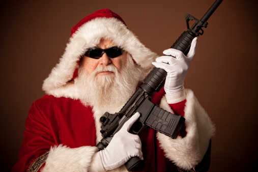 Pictures Of Real Santa Claus Got A Gun Stock Photo - Download Image Now -  Gun, Santa Claus, Christmas - iStock