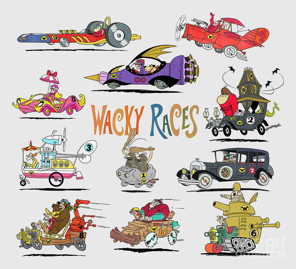 Wacky Races Posters - Fine Art America