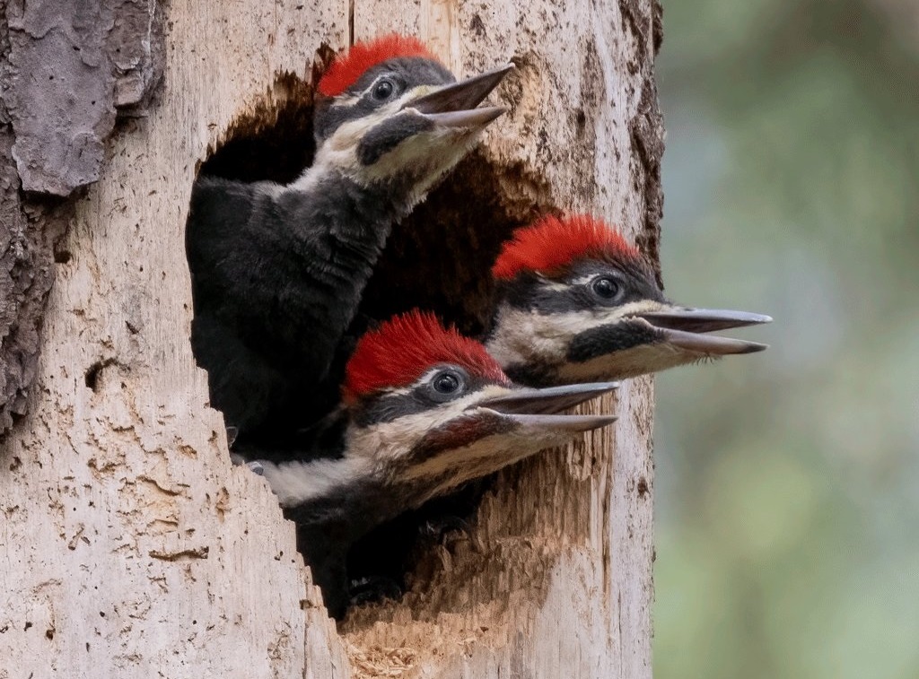 Pileated Woodpecker – Facts, Size, Sounds, Habitat, Pictures